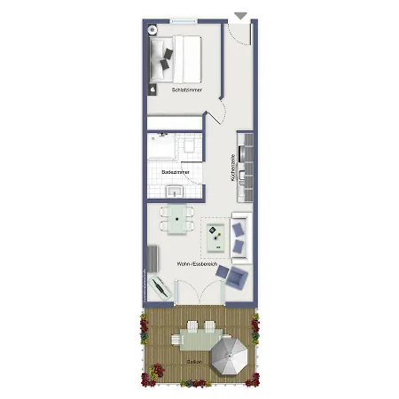 Meeresblick 220 Апартаменты *